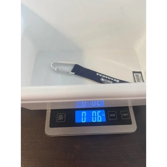 NWT NFL Seattle Seahawks Carabiner Lanyard Keychain  - 8 Inches - Picture 4 of 4